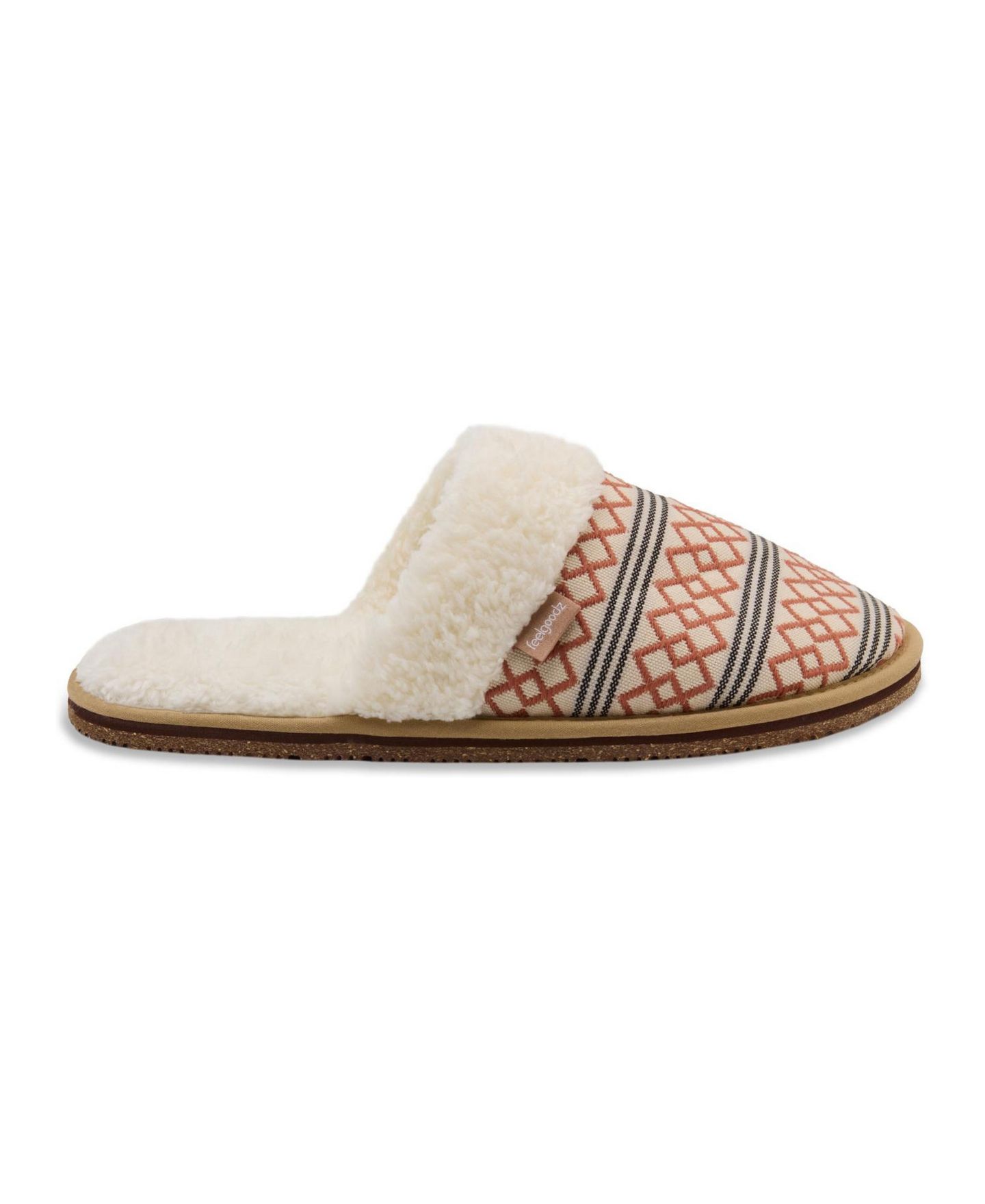 Женские сабо Feelgoodz Mule Slipper Artisan Woven Indoor and Outdoor House, цвет: Persimmon — фото 3