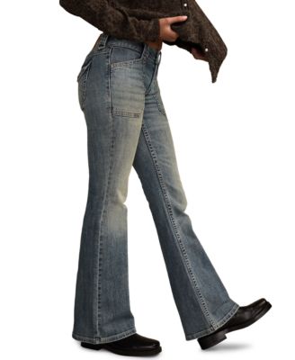 Women's Low Rise Flare Jeans