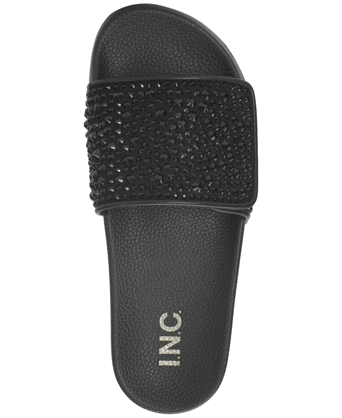 Inc International Concepts Women's Peymin Pool Slides, Created For Macy's In Black