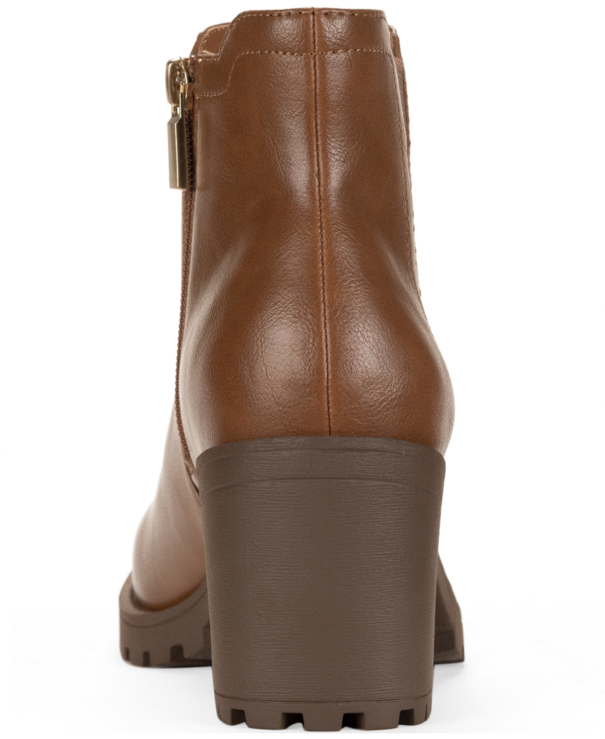 Wild Pair Women's Morghann Round Toe Lug Booties, Macy's Exclusive In Animal Print