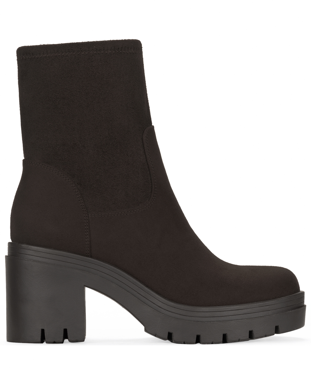 Wild Pair Women's Verona Block Heel Booties, Macy's Exclusive In Brown