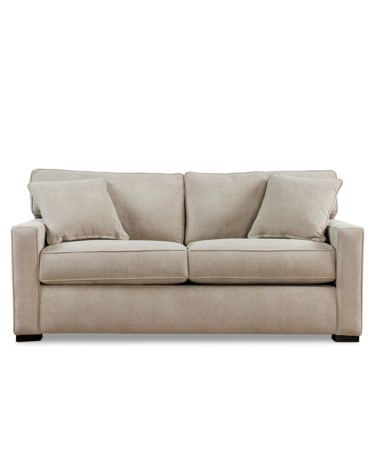 Macy's Radley Fabric Apartment Sofa, Exclusively At  In Neutral