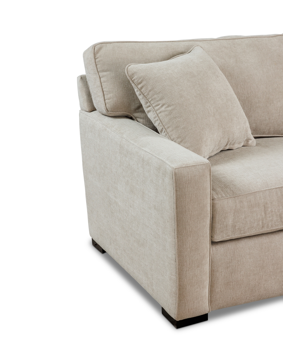 Macy's Radley Fabric Apartment Sofa, Exclusively At  In Neutral