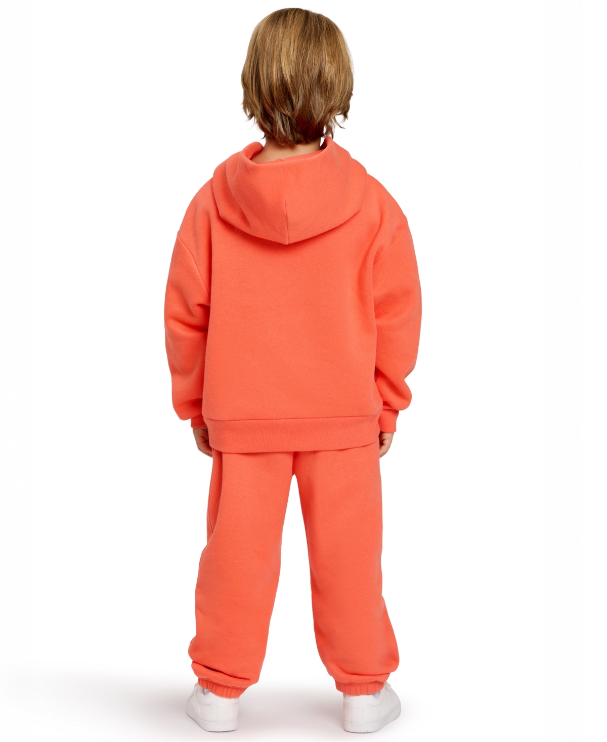 Color Lab Unisex 2t-6x Pull-on Fleece Jogger Pants In Orange