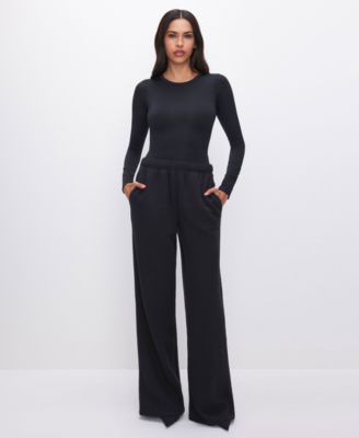 Women's Sculpting Crew Neck Bodysuit Top, Regular & Plus Size