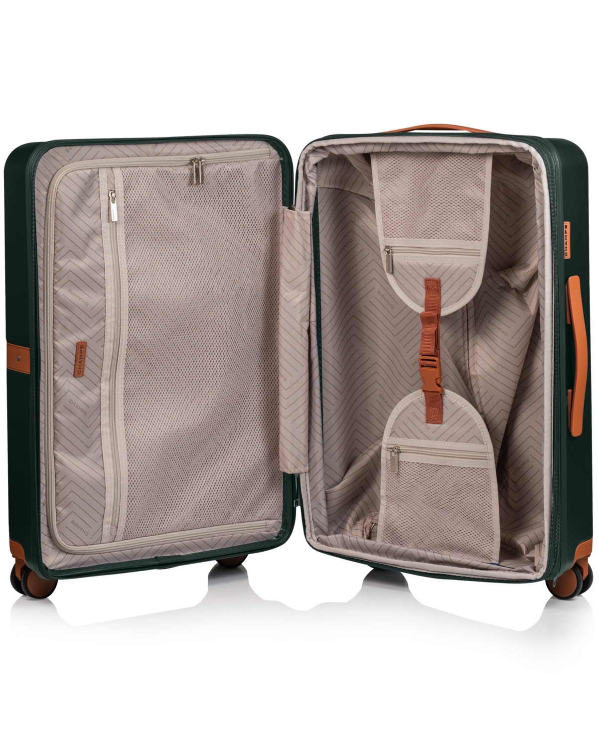 Champs Vintage Ii Collection 26" Medium Check-in Luggage In Green