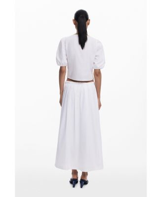 Women's Embroidered midi skirt