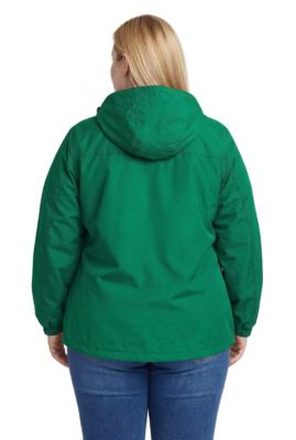 Plus Size Hooded Slicker Raincoat