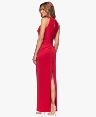 Petite Halter Neck Long Dress