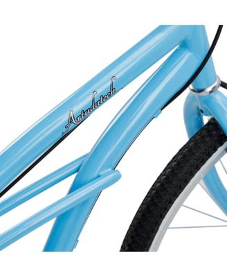 26-Inch Beach Cruiser Bike for Adults with Shimano 7-Speed, High-Carbon Steel Frame for Leisure Cycling