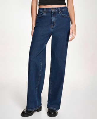 Women's High Rise Modern Wide Leg Jeans