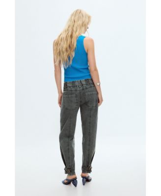 Women's Textured striped T-shirt