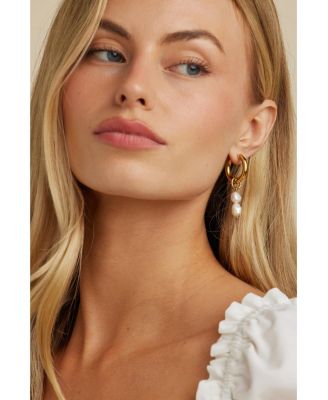 Zuma Freshwater Pearl Hoops