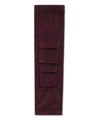 Girls' Corduroy Wide Leg Cargo Pants