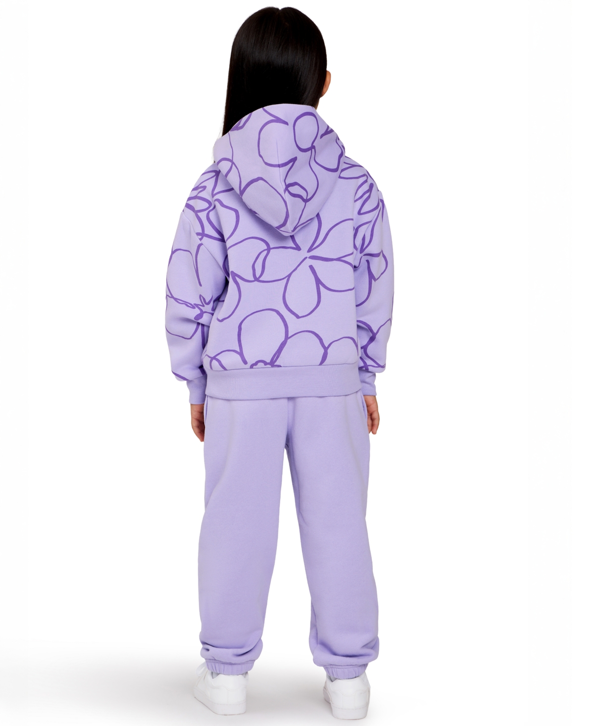 Color Lab Unisex 2t-6x Pull-on Fleece Jogger Pants In Purple