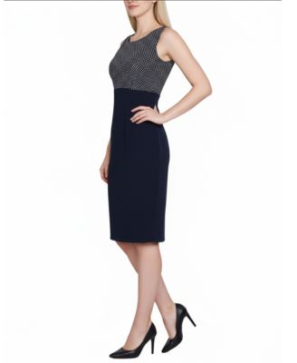 Women's Scoop Neck 3/4 Sleeve Dress