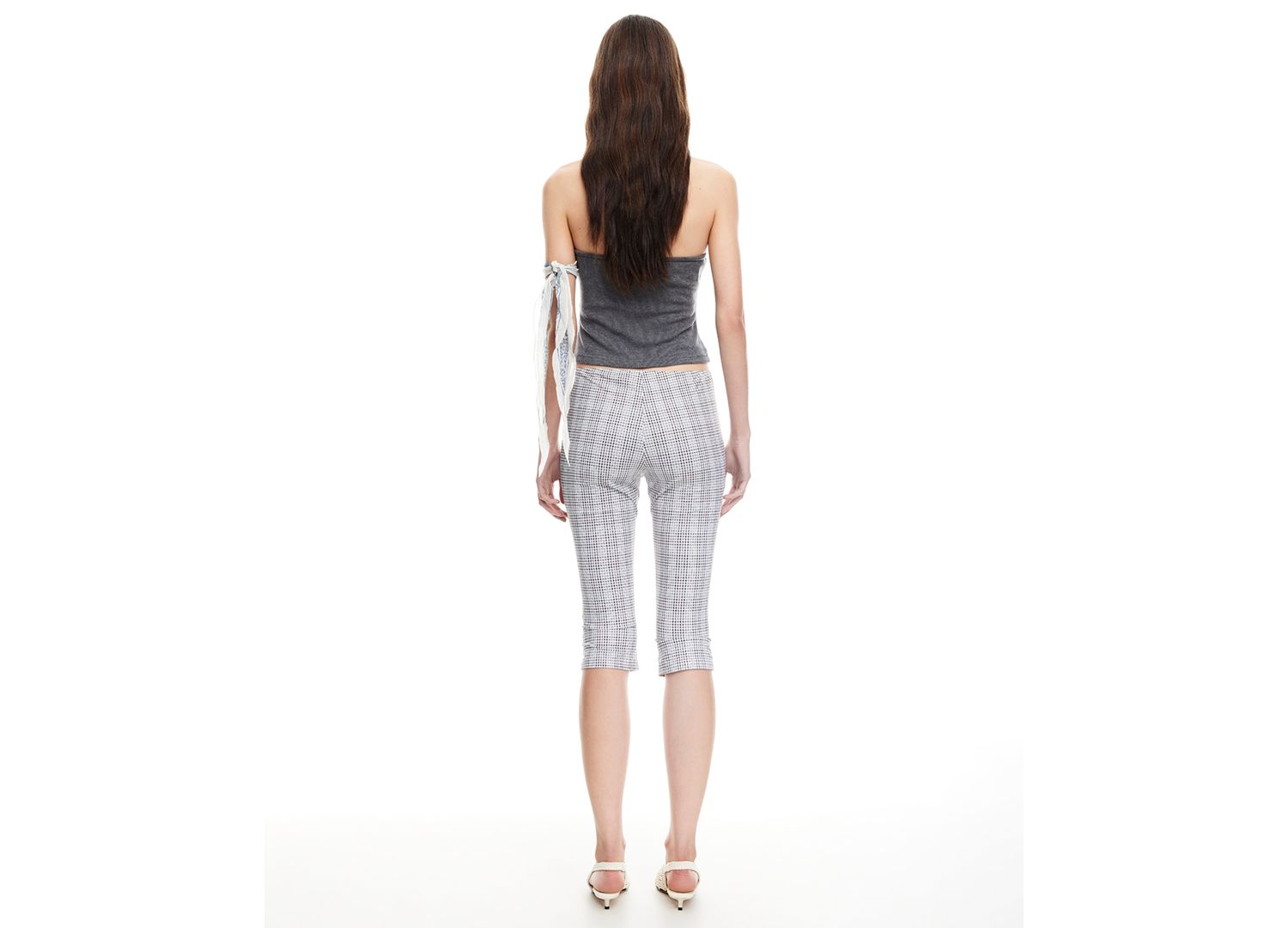 Women's Checked Starlet Capri Pants