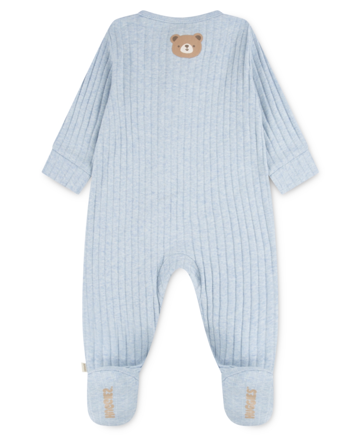 Huggies Baby Boys Footed Long Sleeves Coverall In Blue