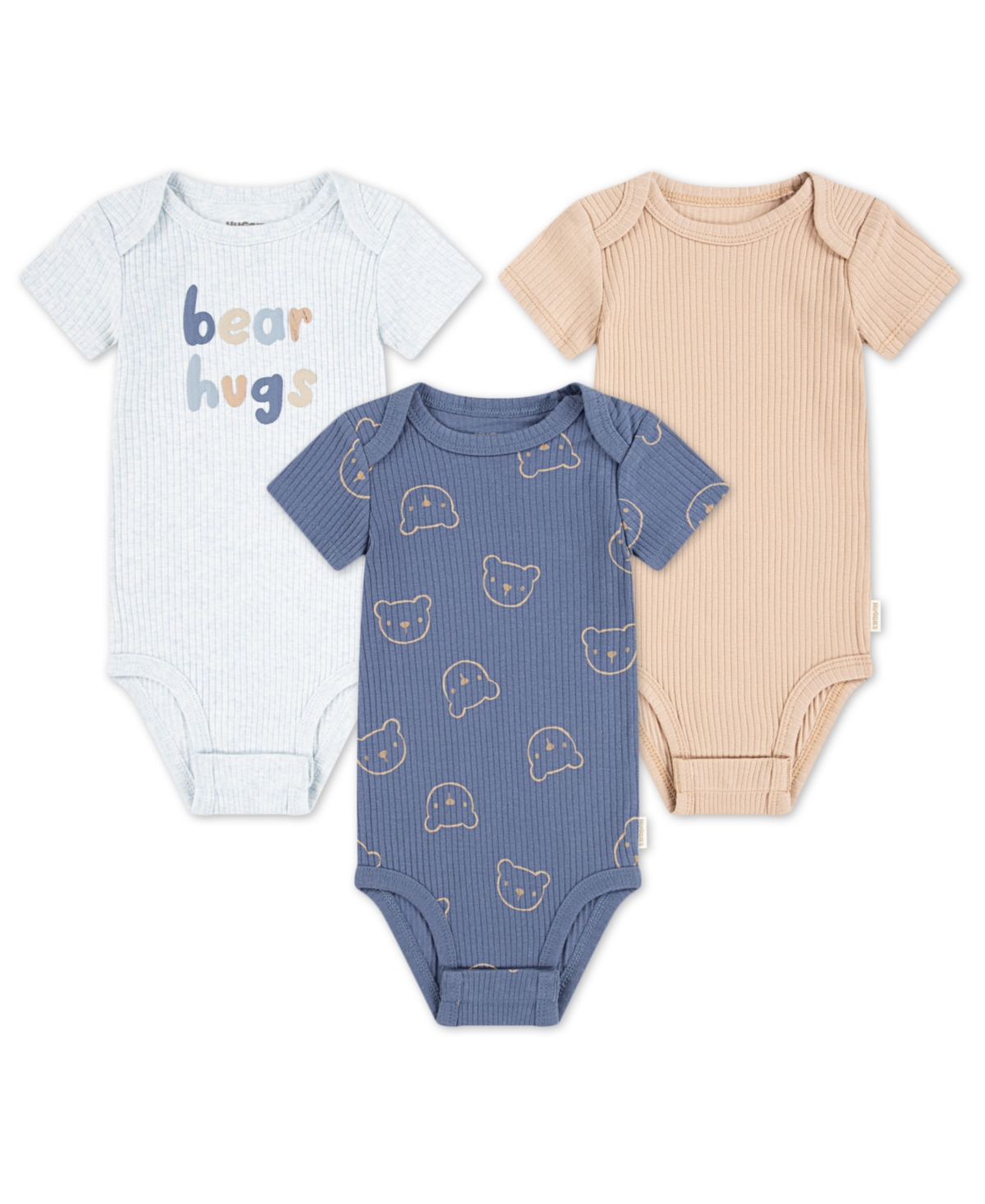 Huggies Baby Boys 3-Piece Crewneck Bodysuits