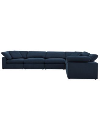 Fog 6-Pc. Fabric L-Sectional Sofa Set