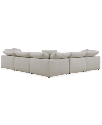 Fog 5-Pc. Fabric L-Sectional Sofa Set