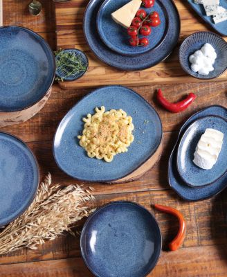 Stoneware Buffer Dinner Plates, Set of 6