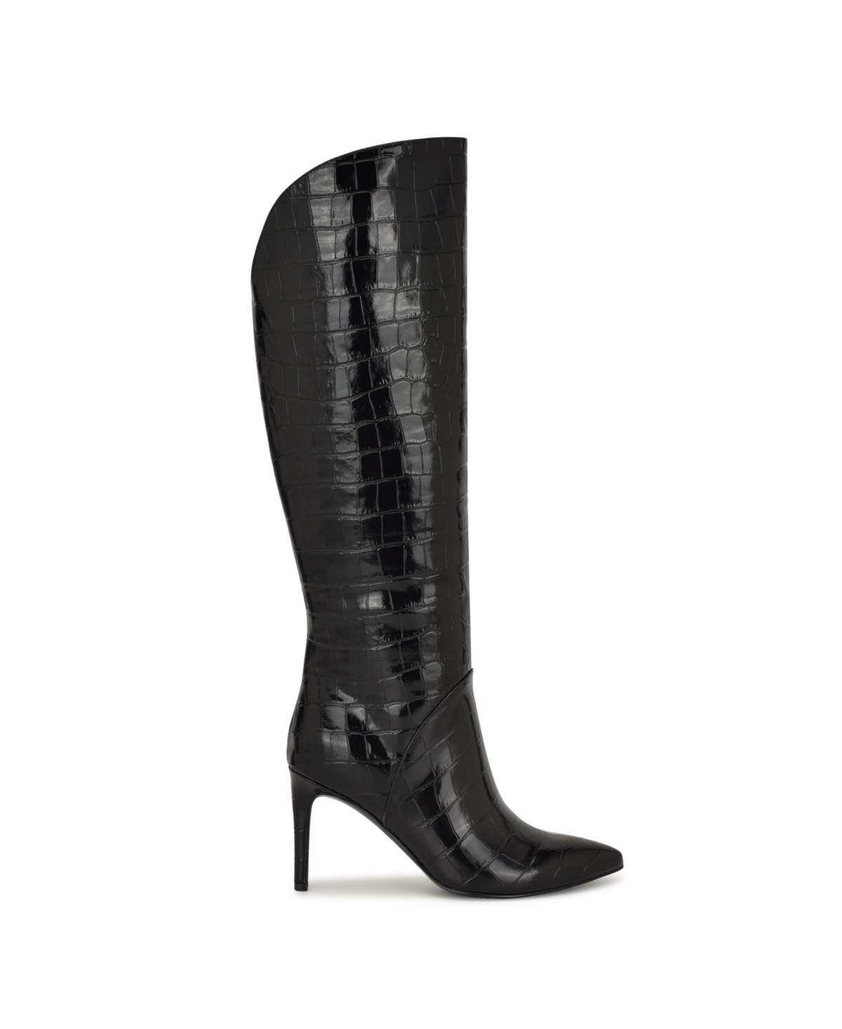 Nine West Womens Razla Tall Stiletto Dress Boots In Black