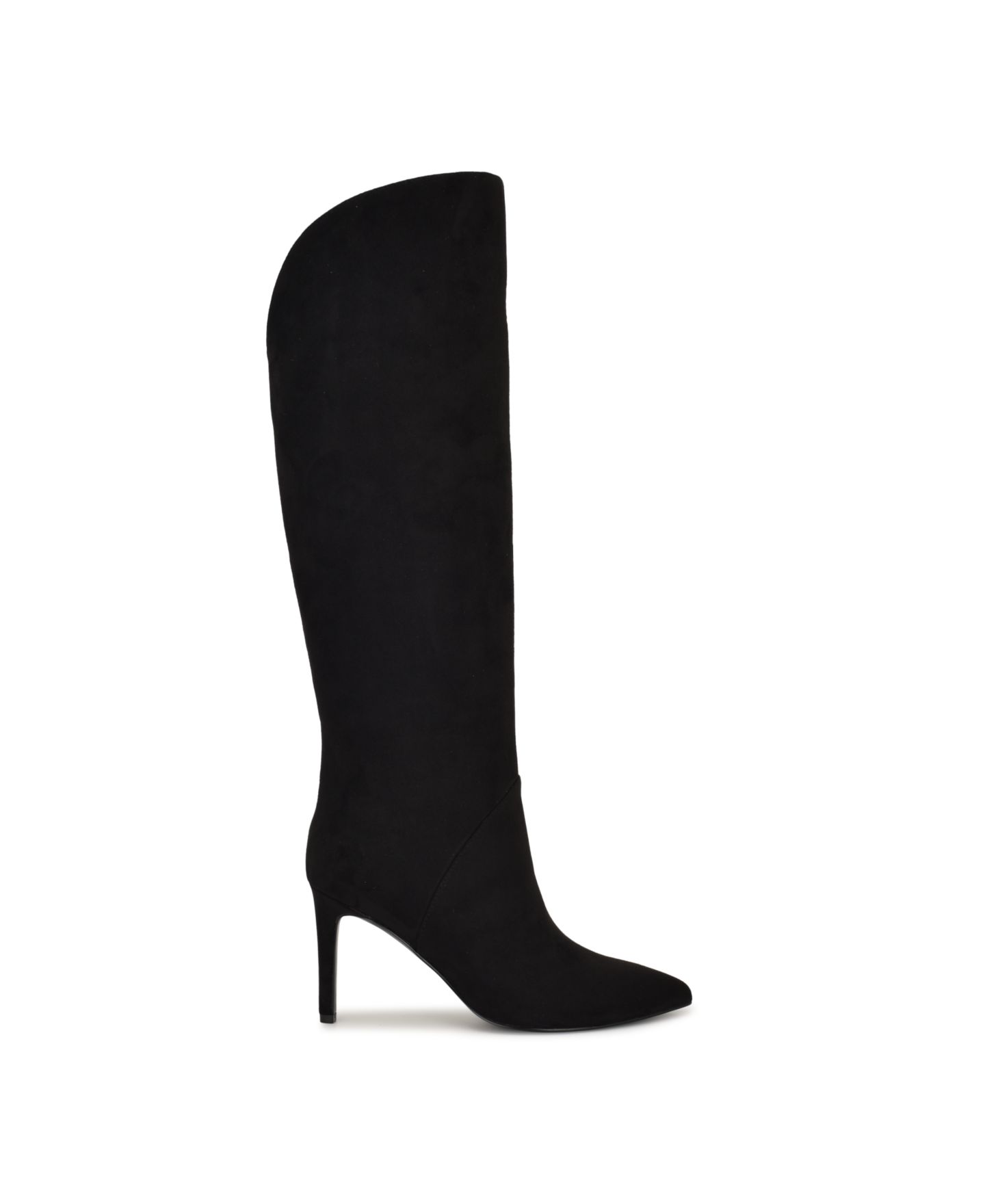 Женские ботинки Nine West Razla Tall Stiletto Dress Boots, Regular & Wide Calf, цвет: Чёрный — фото 2