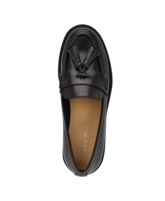 Womens Marela Tassel Lug Sole Loafers