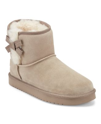 Women's Worldly Round Toe Casual Cozy Ankle Booties