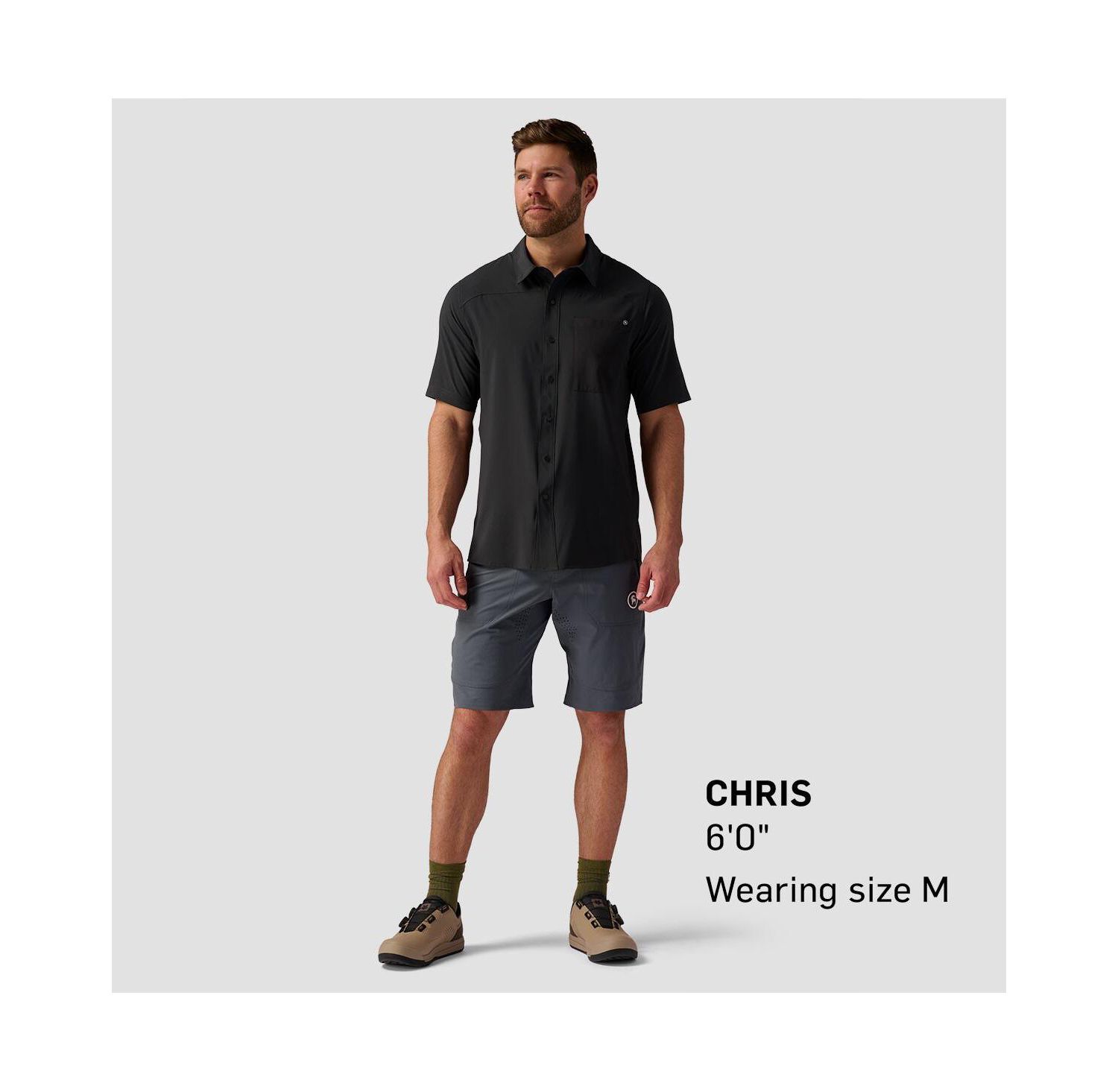 Men's Slickrock Button-Up Jersey Mountain Bike Jerseys Short Sleeve T-Shirt