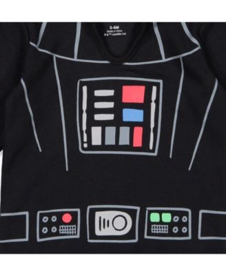Baby Boys Darth Vader R2-D2 Chewbacca 3 Pack Bodysuits