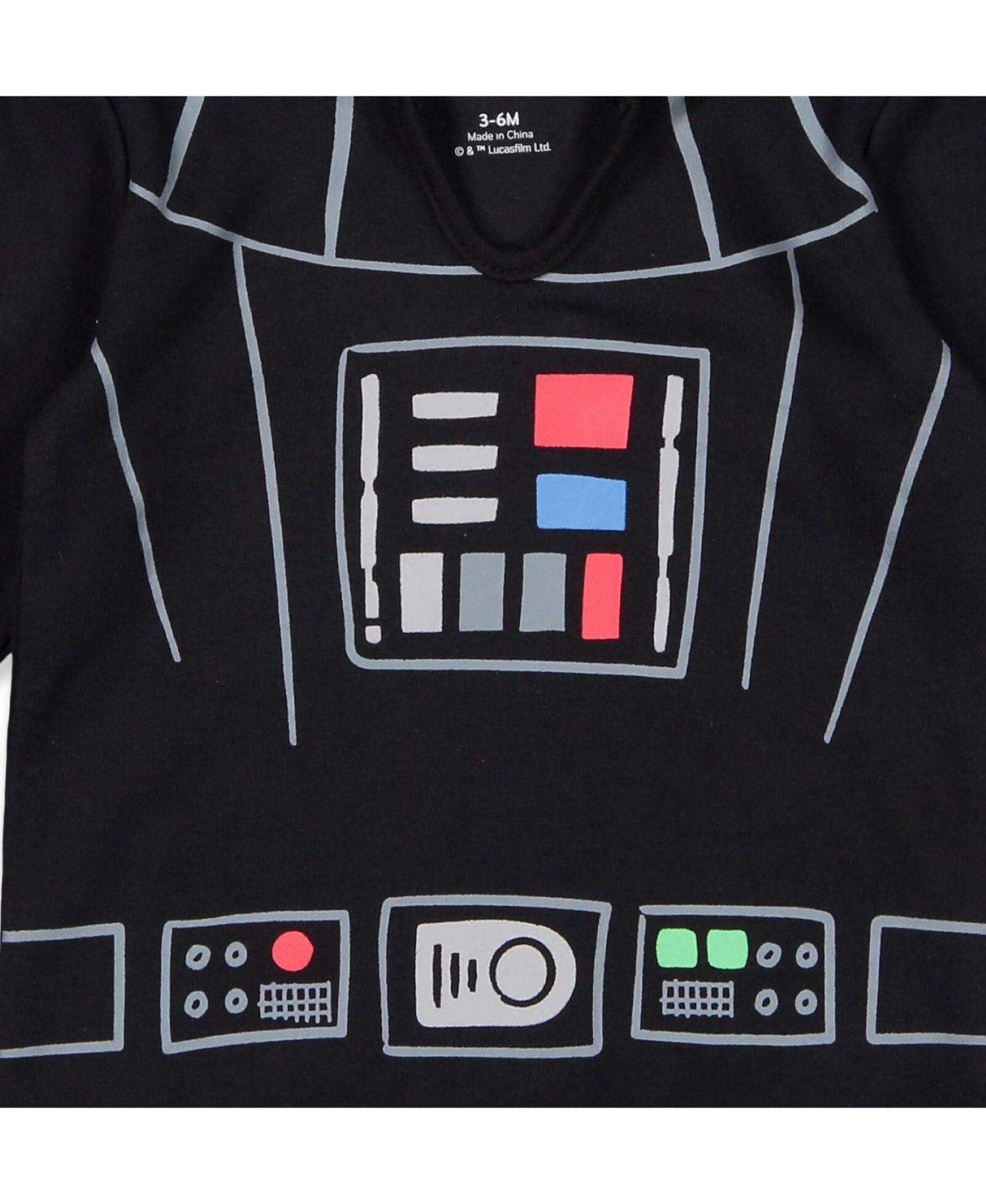 Baby Boys Darth Vader R2-D2 Chewbacca 3 Pack Bodysuits