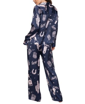 Women's 2 Piece Long Sleeves Loungewear Set