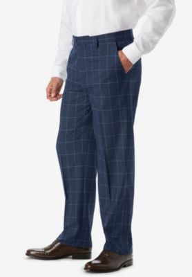 Big & Tall Easy Movement Plain-Front Expandable Dress Pants