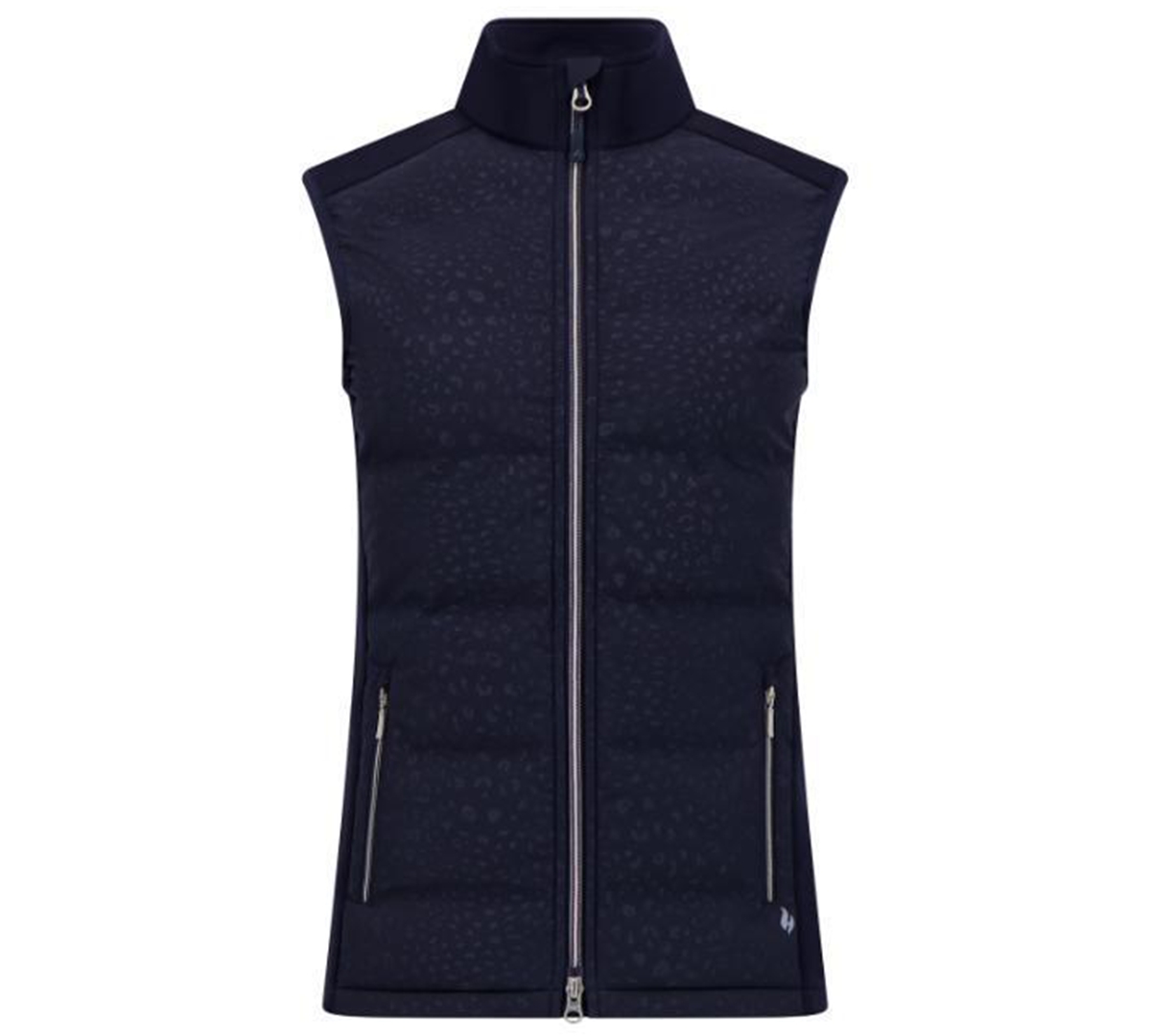 Heat Holders Women's Halston Hybrid Sleeveless Vest In Blue