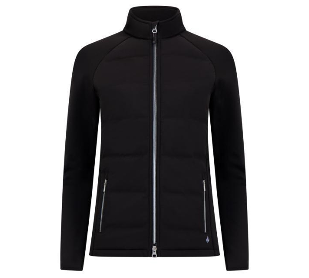 Heat Holders Women's Hensley Hybrid Long Sleeve Jacket In Black