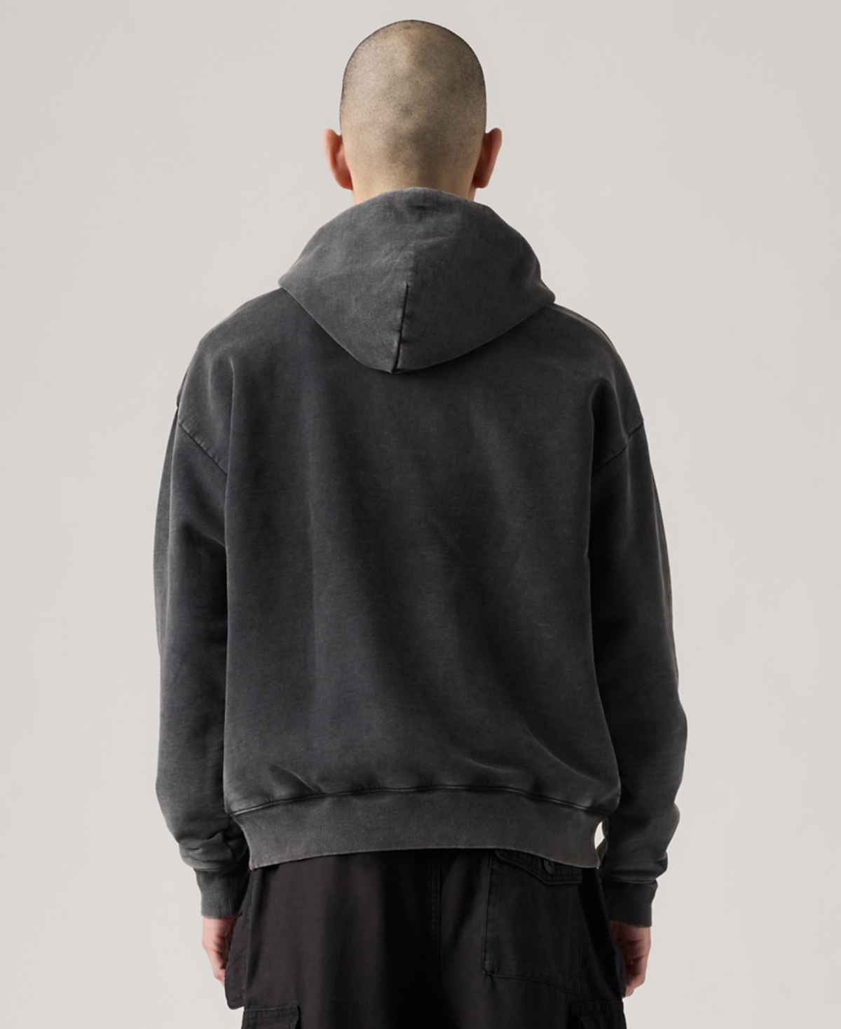 Levi's Men's Full Zip Hooded Sweatshirt In Black