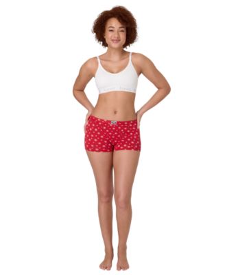 Women's 4-Piece Boxer Brief Underwear Assorted Bonus Pack