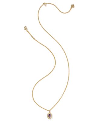 14k Gold-Plated Hallie Short 18" Pendant Necklace