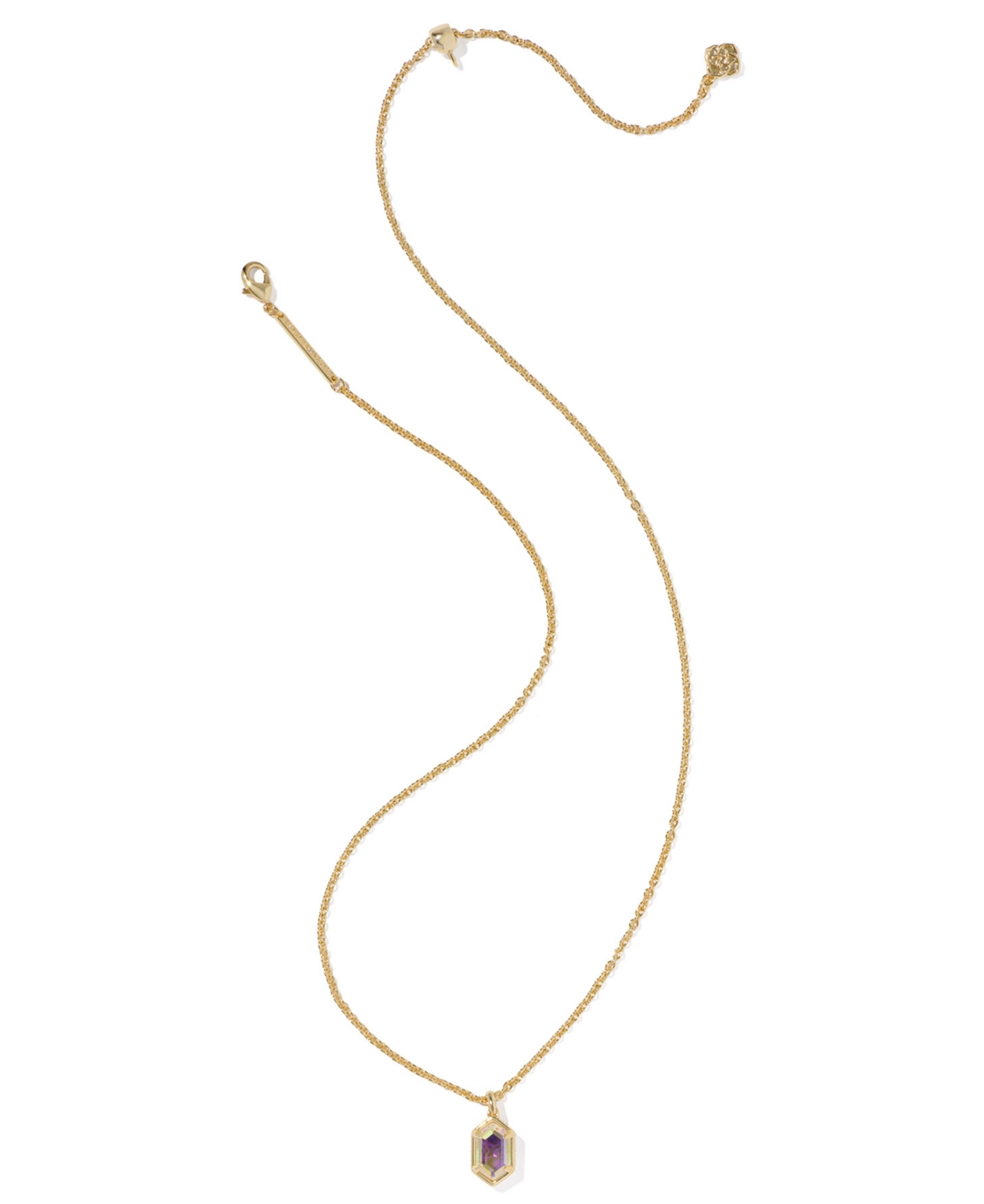 Kendra Scott 14k Gold-plated Hallie Short 18" Pendant Necklace In Gold