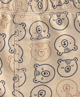Boys' Toddler 2T-4T Bear-Print Joggers Pants, Macy's Exclusive