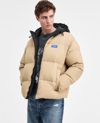 Hugo by Hugo Boss Men's Bodo Contrast-Hood Insulated Jacket - Macy's