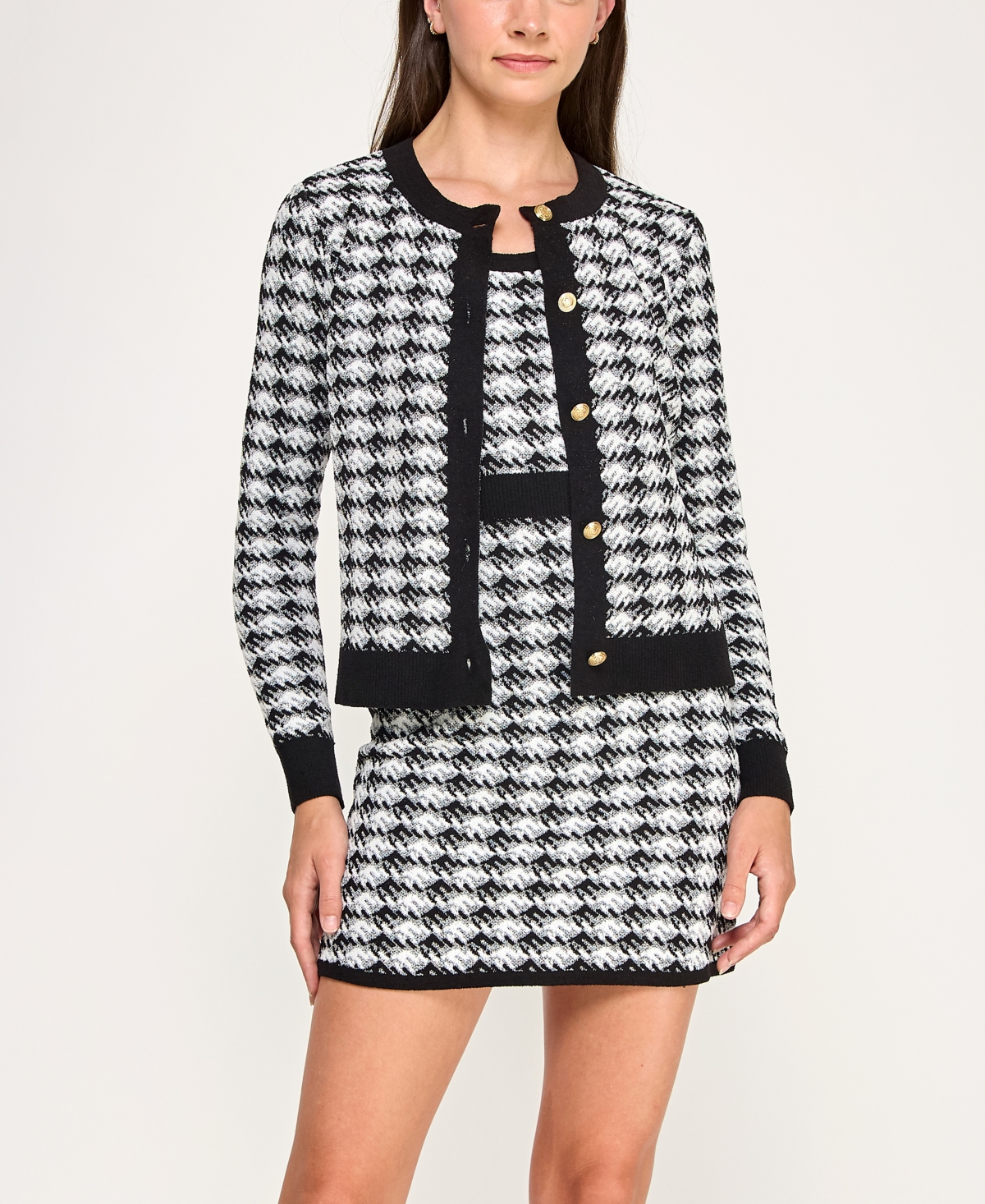 Invitee Juniors' 2-Piece Sleeveless Sweaterdress