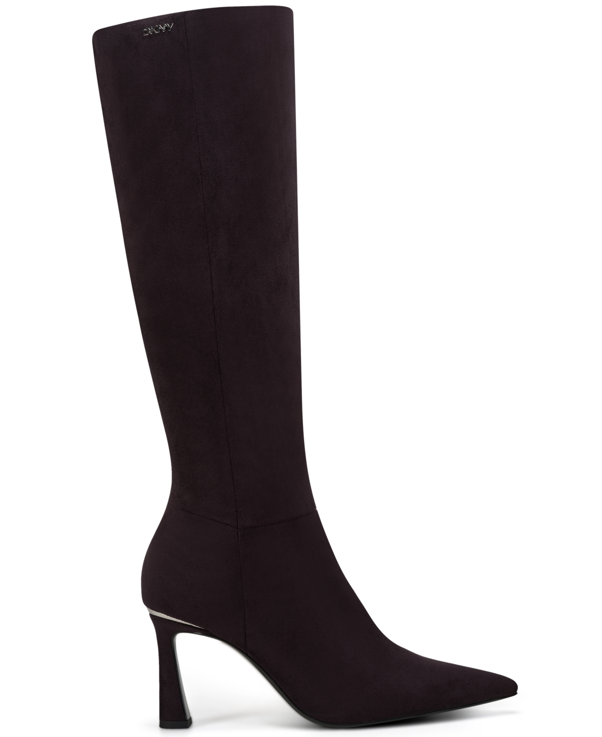 Dkny Cainon Pointed Toe Knee High Boot In Brown