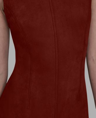 Women's Crew Neck Sleeveless Midi Dress