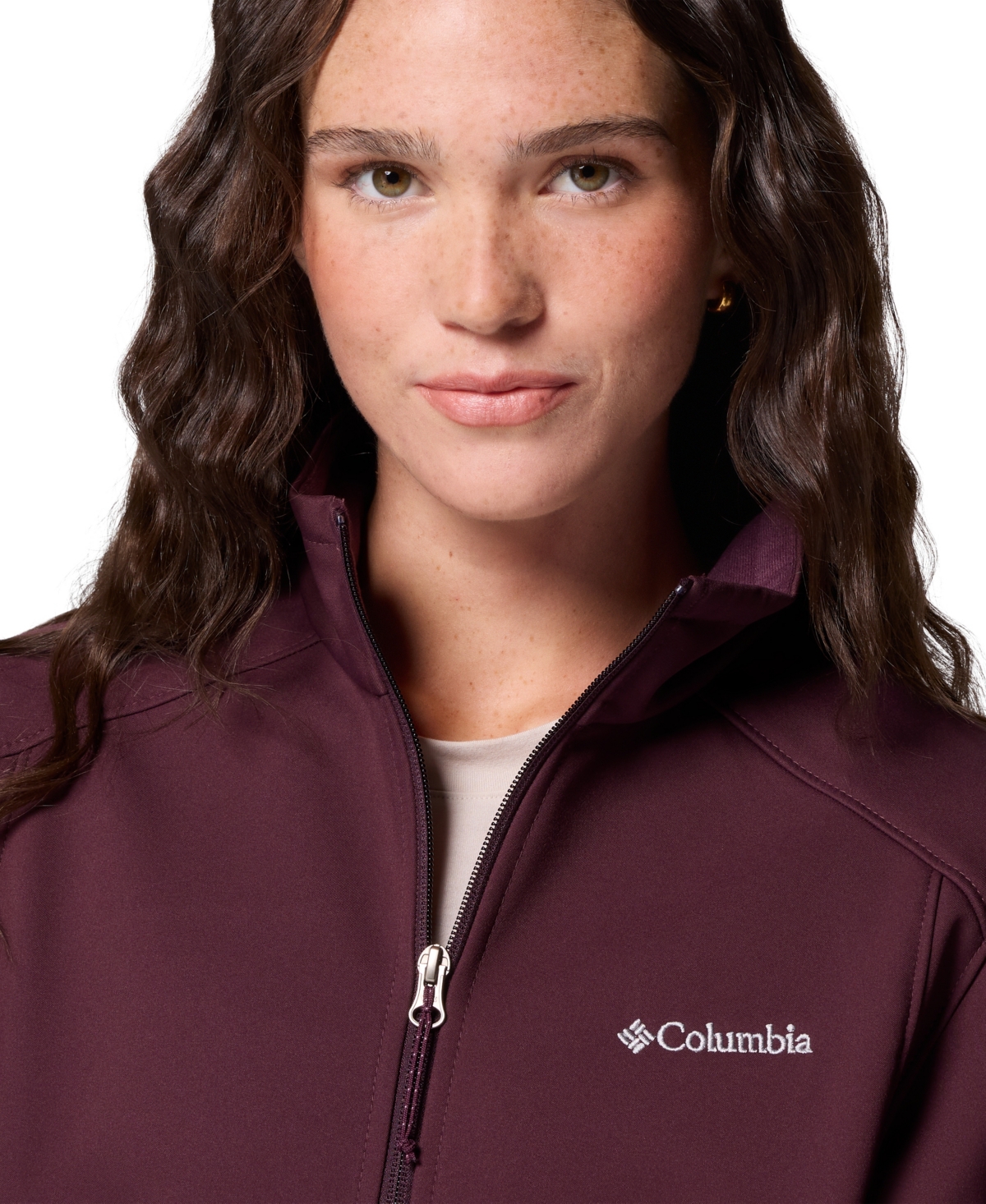 Columbia Women's Kruser Ridge Iii High Collar Softshell Jacket In Brown