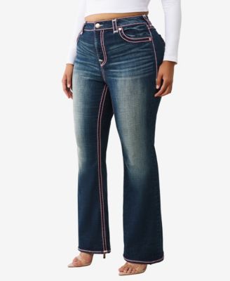Plus Size Becca Bootcut Rope Stitch Jeans