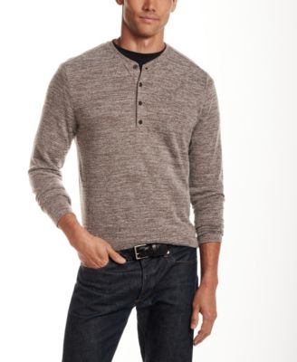 Men's Long Sleeve Mixy Henley Shirt
