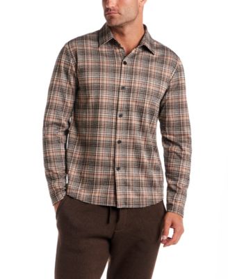 Men's Long Sleeve Bold Plaid Shirt